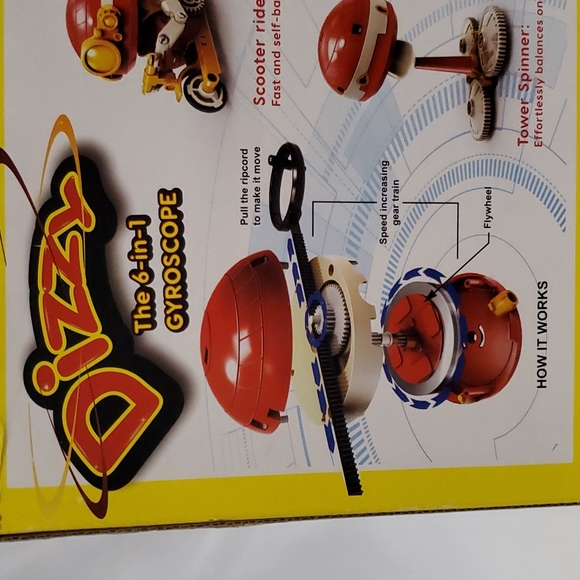 ELENCO Teach Tech "Dizzy" 6-in-1 Gyroscope - Picture 11 of 12